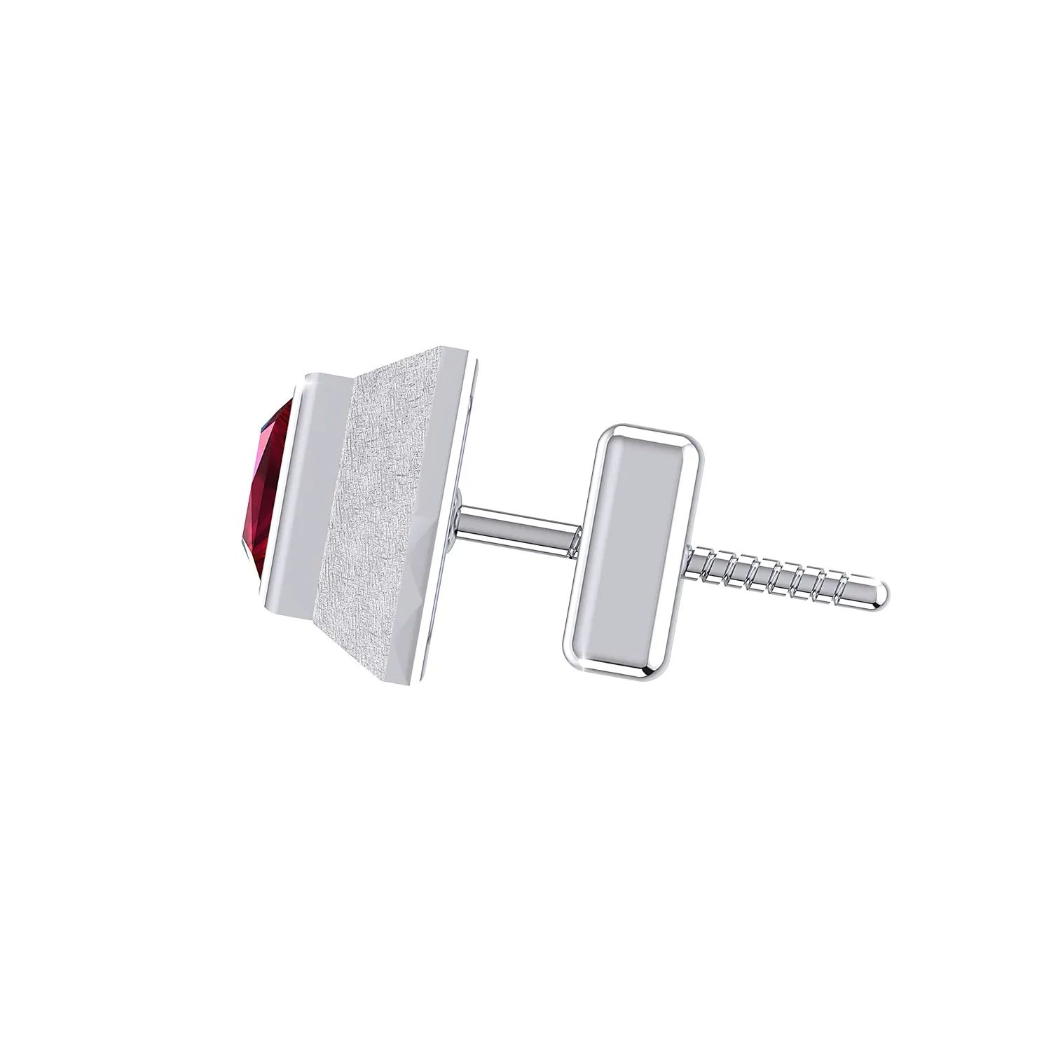 THE RUBY BLOCK MEN'S STUD