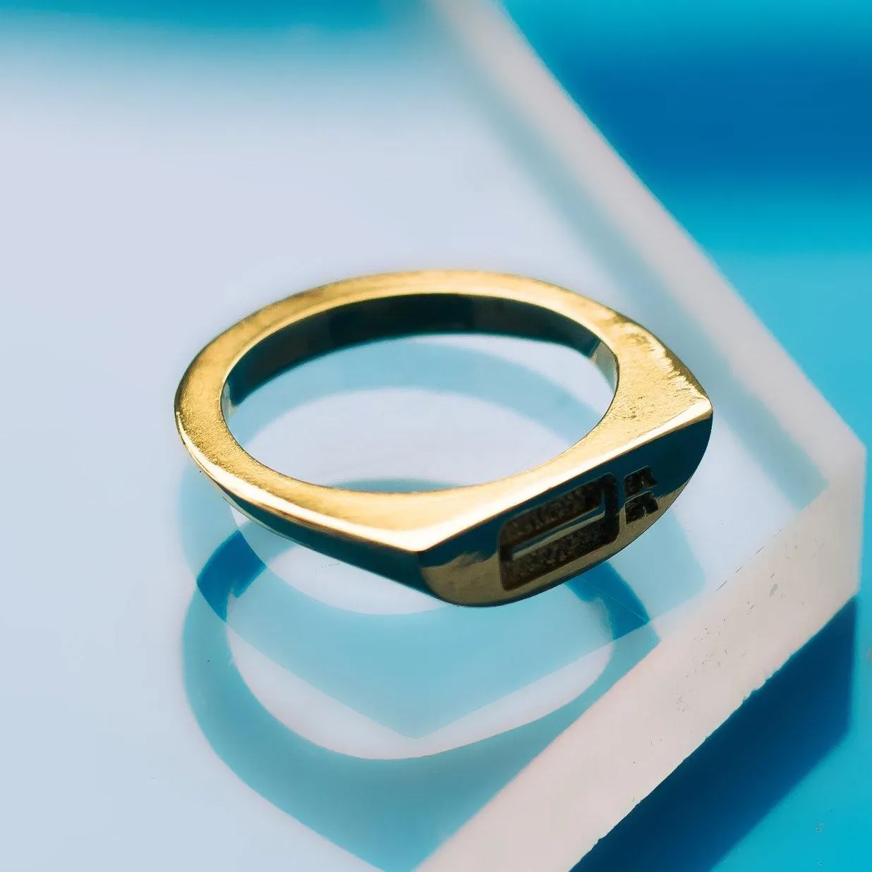 UNITY Signet Ring (Right Side)