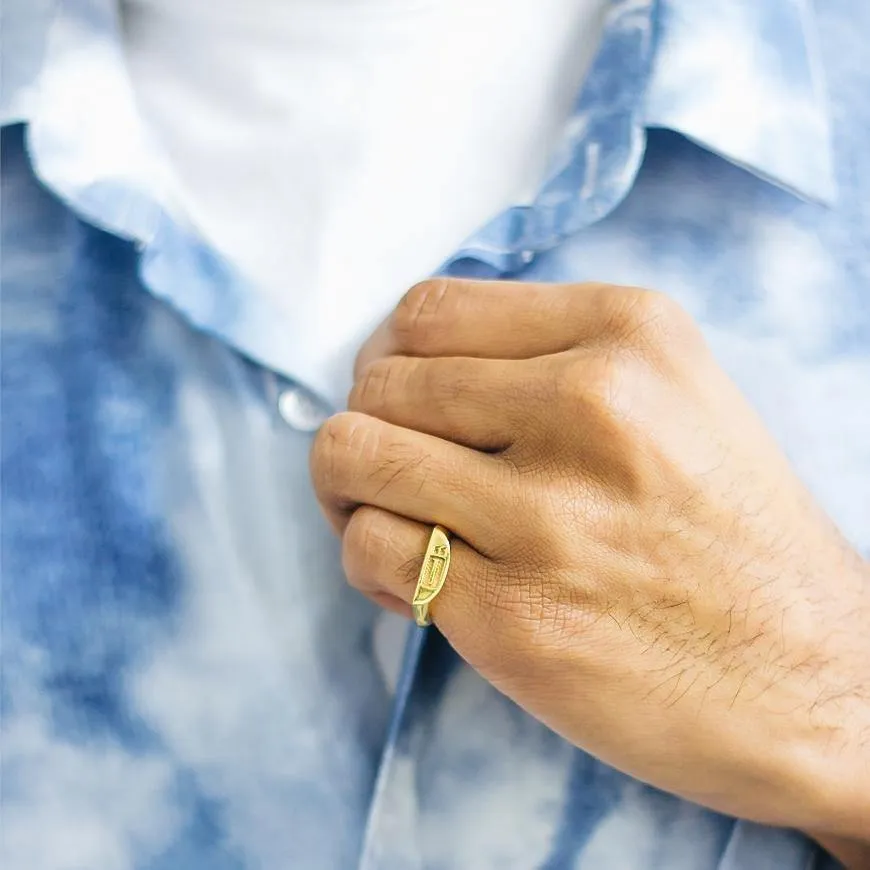UNITY Signet Ring (Right Side)
