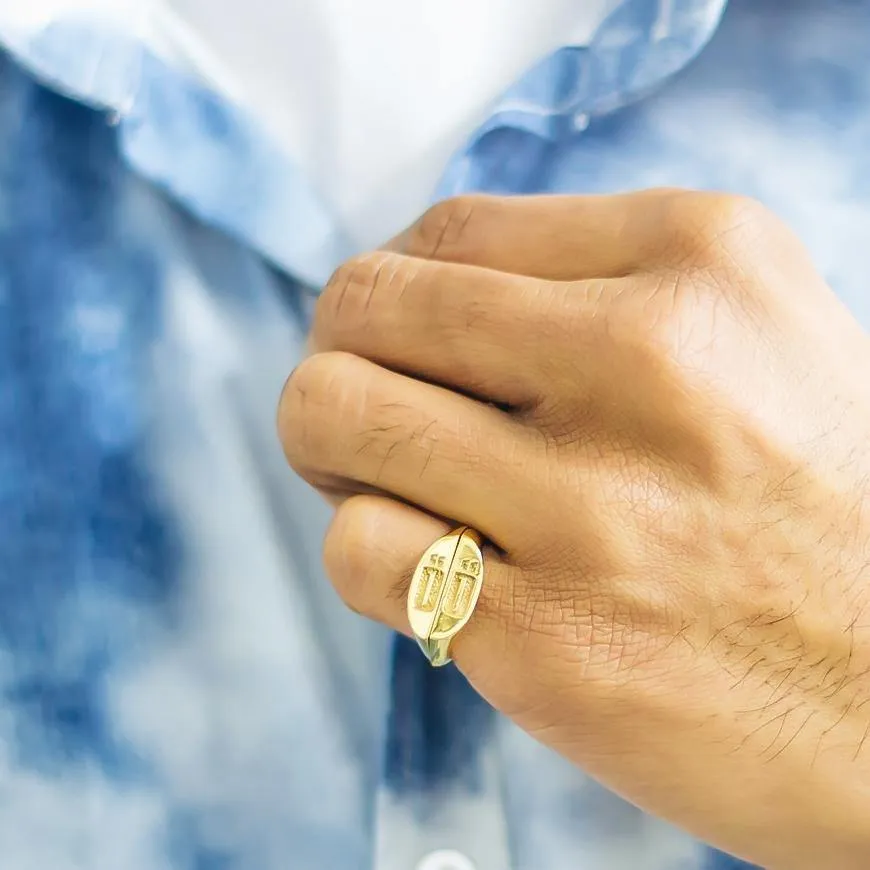 UNITY Signet Ring Set - Gold