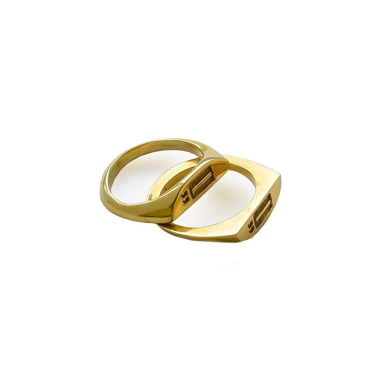 UNITY Signet Ring Set - Gold
