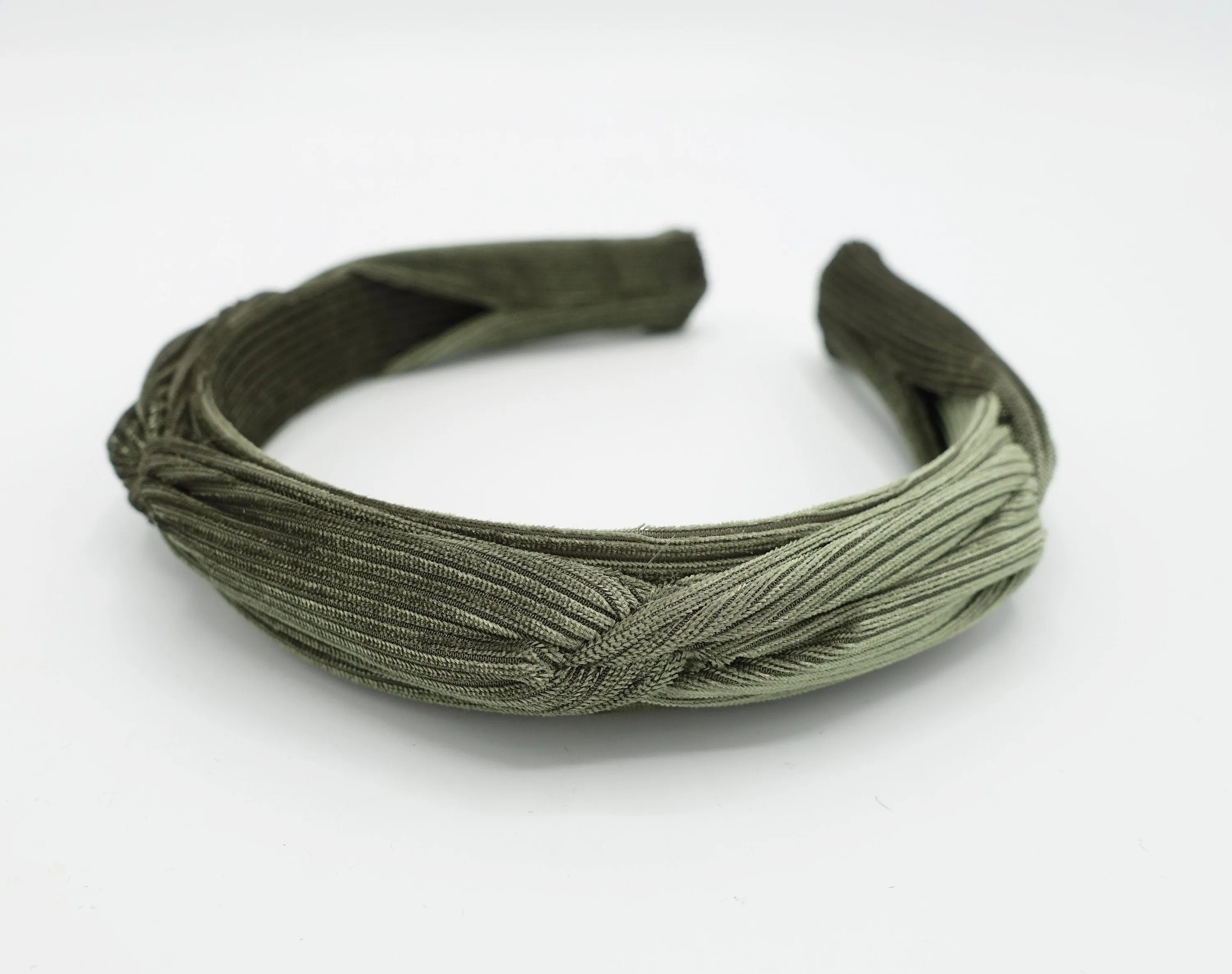 velvet corduroy headband hand sewn cross pattern grosgrain hairband women hair accessory