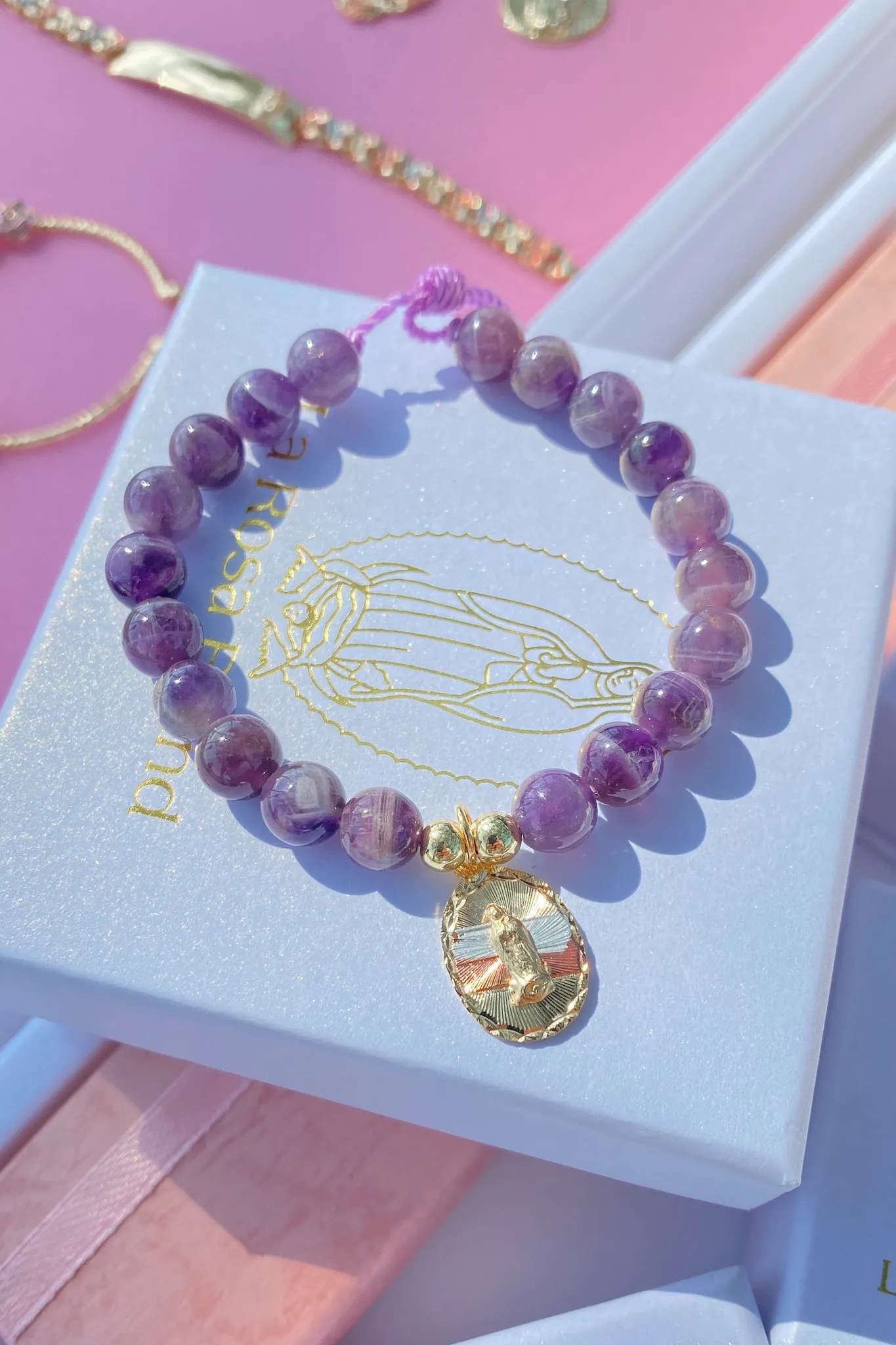 Virgen Maria Crystal Bracelet