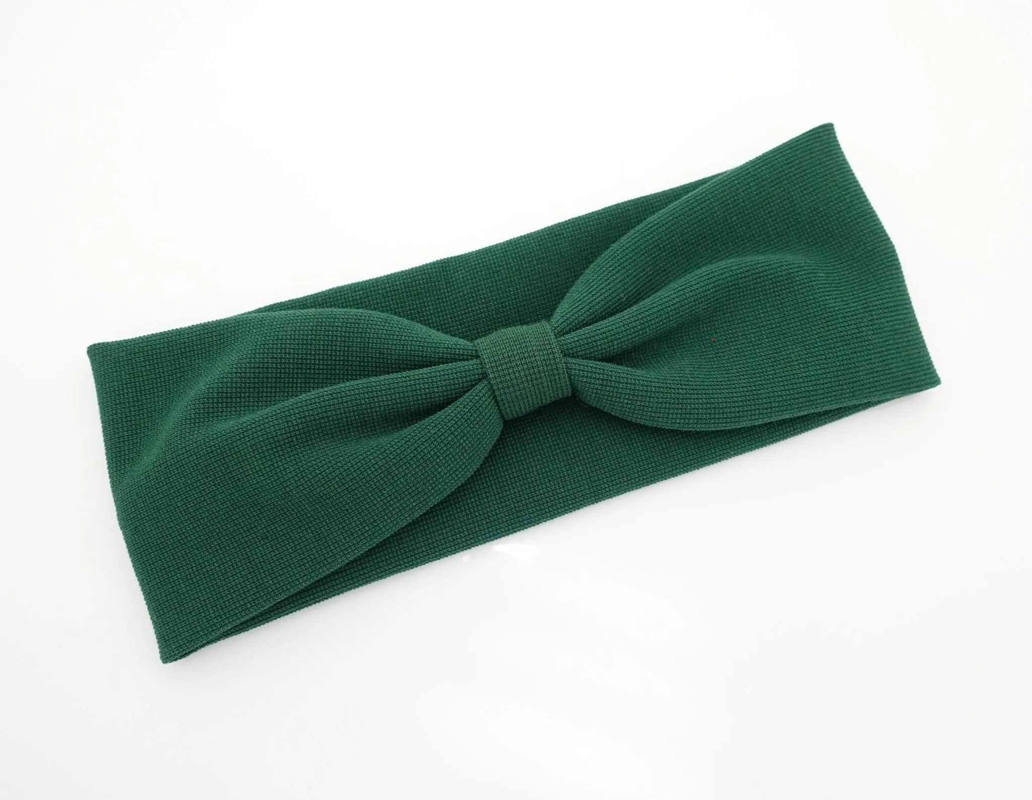 waffle fabric headband front pleat non-elastic span fashion hairband for women