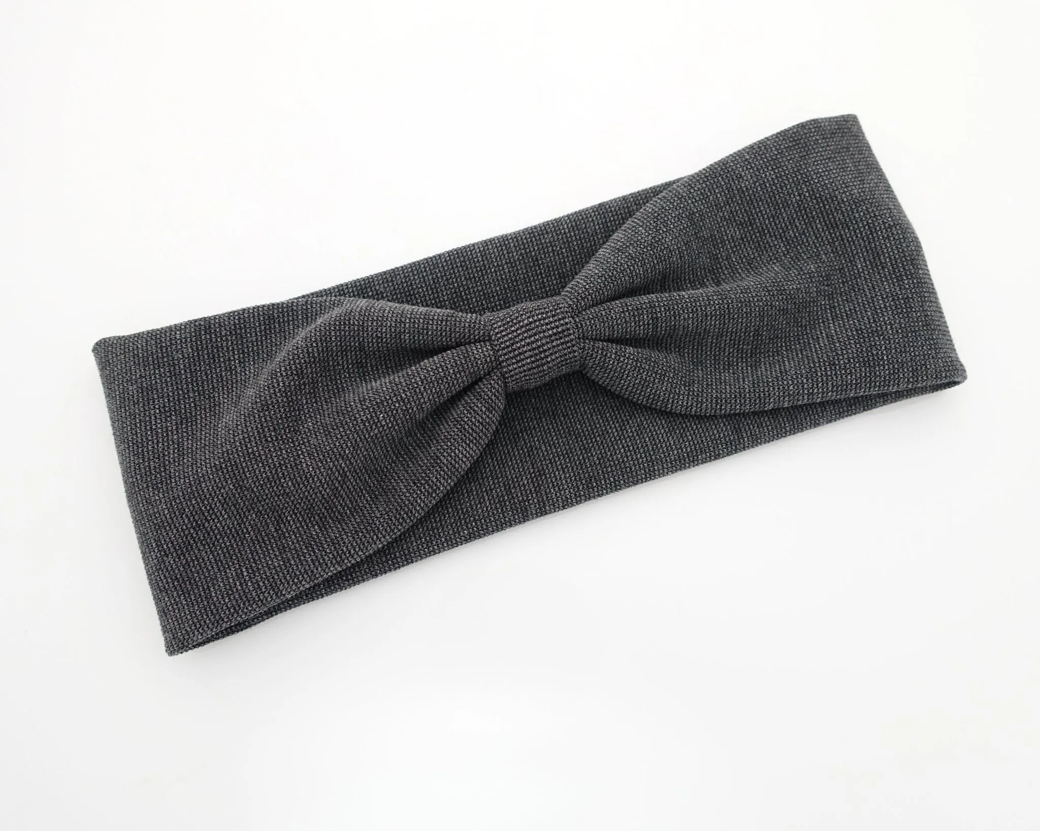 waffle fabric headband front pleat non-elastic span fashion hairband for women