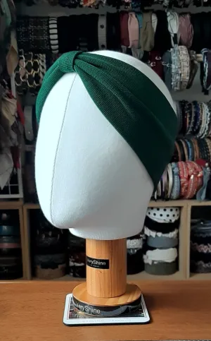 waffle fabric headband front pleat non-elastic span fashion hairband for women
