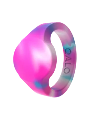 Women’s Tie Dye Signet Silicone Ring