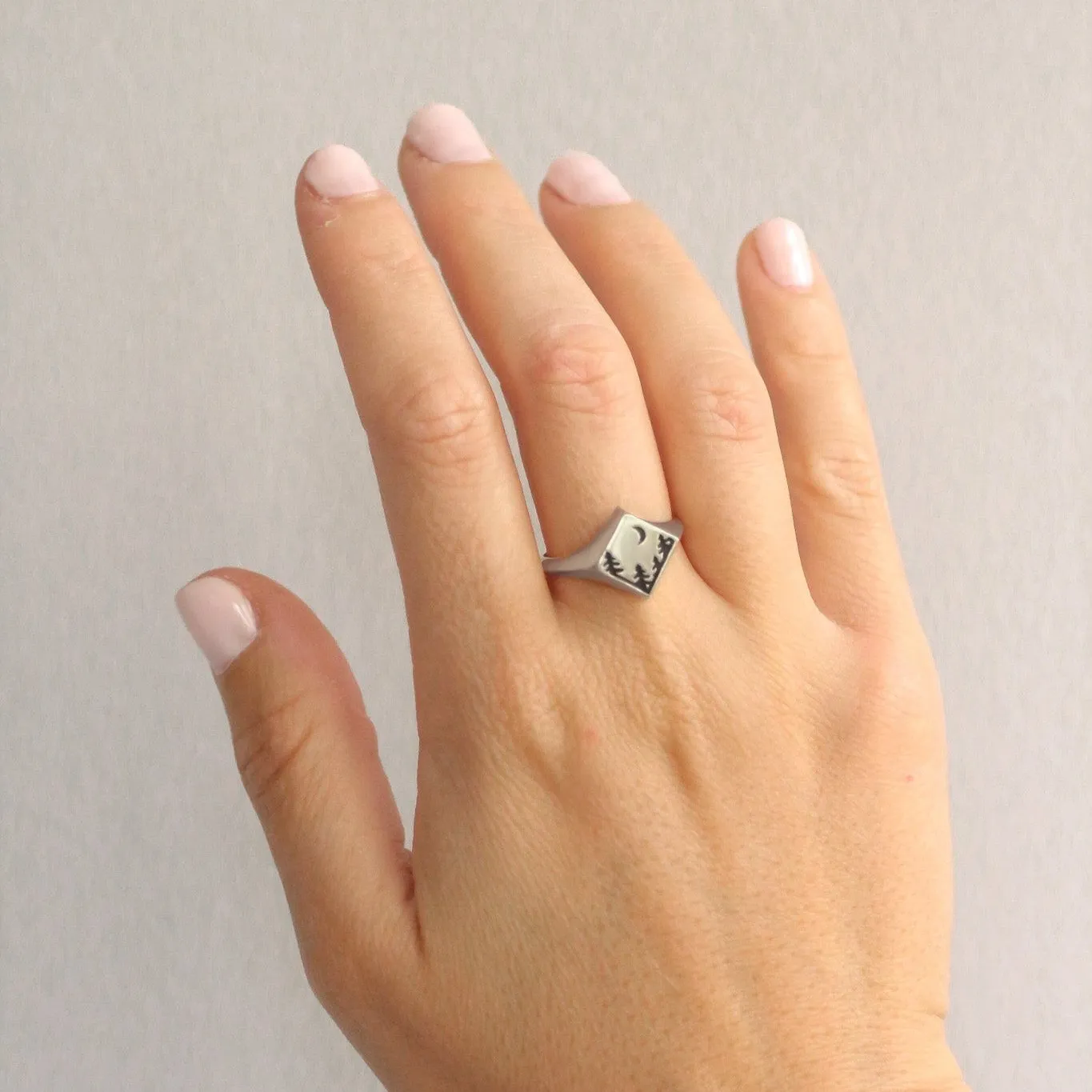Yosemite Signet Ring silver